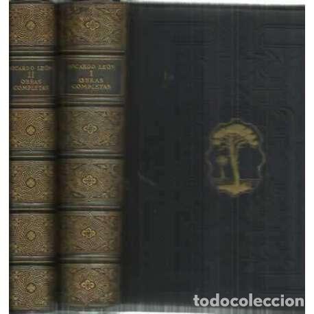 Libros: Obras completas. 2 tomos - Le&oacute;n, Ricardo - Foto 1