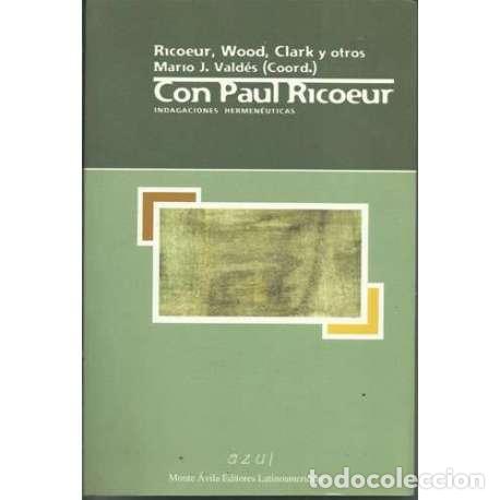 Libros: Con Paul Ricoeur - VV.AA - Foto 1
