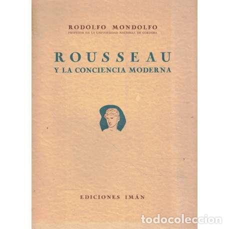 Libros: Rousseau y la conciencia moderna - Rodolfo Mandolfo - Foto 1