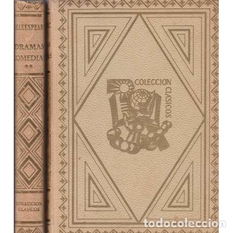 Libros: Dramas Comedias. 2 Vol&uacute;menes - William Shakespeare - Foto 1