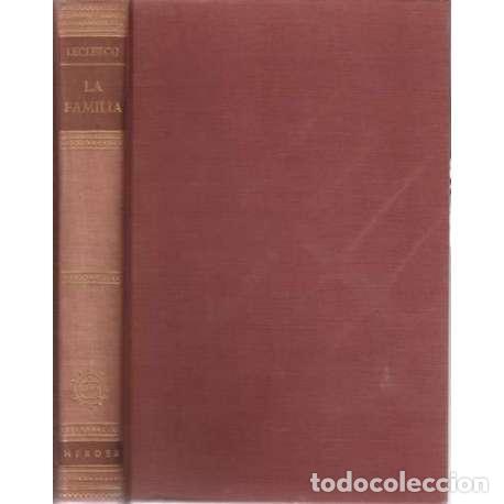 Libros: La familia - Jacques Leclercq - Foto 1