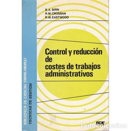 Libros: Control y reducci&oacute;n de costes de trabajos administrativos - VV.AA - Foto 1