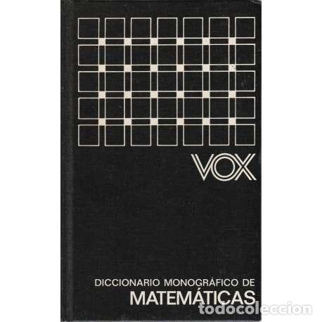 Libros: Diccionario monogr&aacute;fico de matem&aacute;ticas - VV. AA. - Foto 1