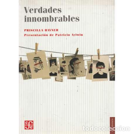 Libros: Verdades innombrables - Hayner, Priscilla - Foto 1