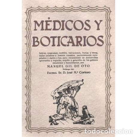 Libros: M&eacute;dicos y boticarios - Gil de Oto, Manuel - Foto 1