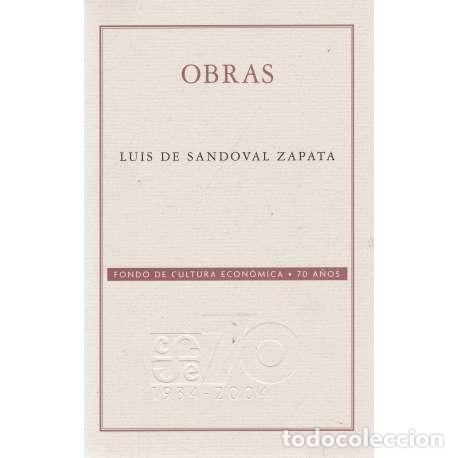 Libros: Obras - de Sandoval Zapata, Luis - Foto 1
