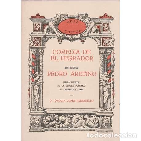 Libros: Comedia de el herrador - Pedro Aretimo - Foto 1