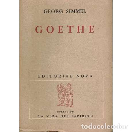 Libros: Goethe - Georg Simmel - Foto 1