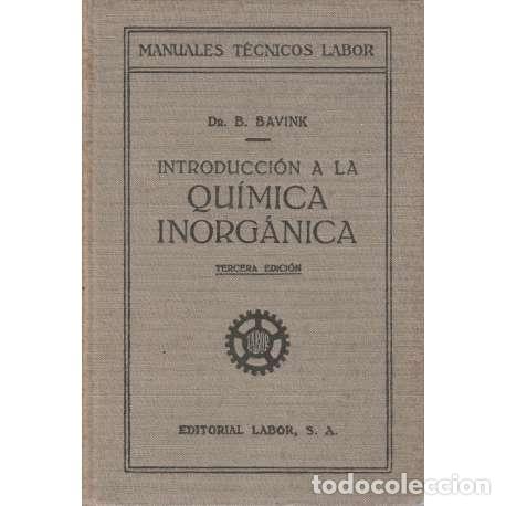 Libros: Introducci&oacute;n a la Qu&iacute;mica Inorg&aacute;nica - B. Bavinik - Foto 1