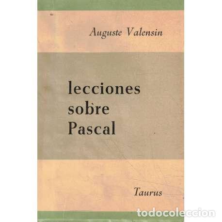 Libros: Lecciones sobre Pascal - Valensin, Auguste - Foto 1