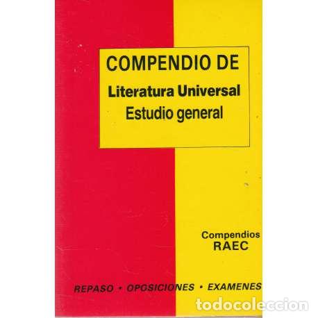 Libri di seconda mano: Compendio de literatura universal. Estudio general - Carmen Caballero Mart&iacute;nez