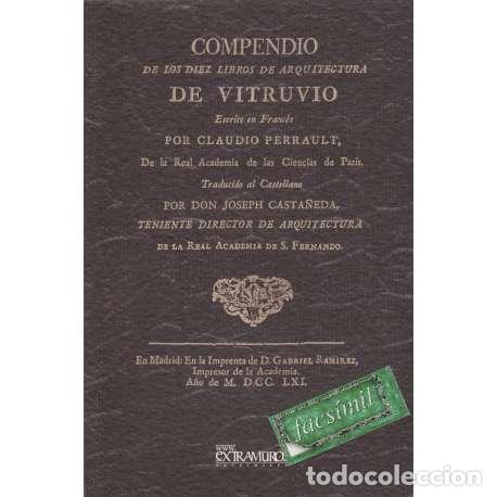 Libros: Compendio de los diez libros de arquitectura de Vitruvio - Perrault, Claudio - Foto 1