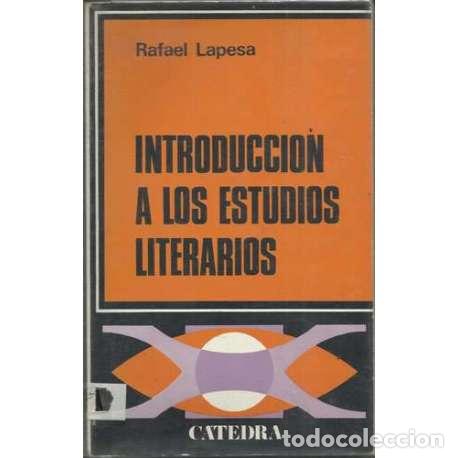 Libros: Introducci&oacute;n a los estudios literarios - Rafael Lapesa - Foto 1