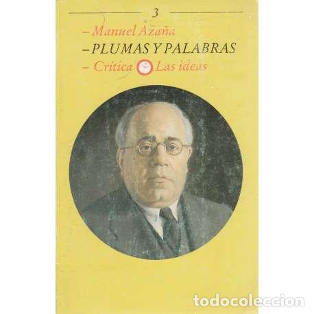 Libros: Plumas y palabras - Manuel Aza&ntilde;a - Foto 1