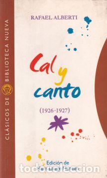 Libros: Cal y Canto (1926-1927) - Rafael Alberti - Foto 1