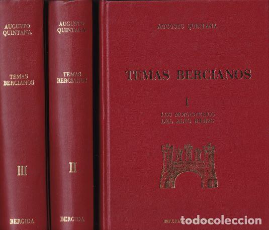 Libros: Temas Bercianos (3 Tomos) - Augusto Quintana Prieto - Foto 1