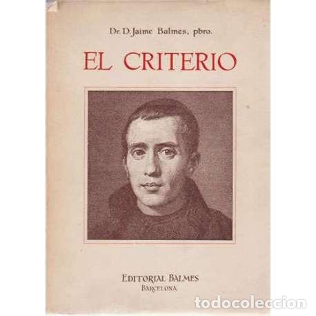 Libros: El criterio - D. Jaime Balmes - Foto 1
