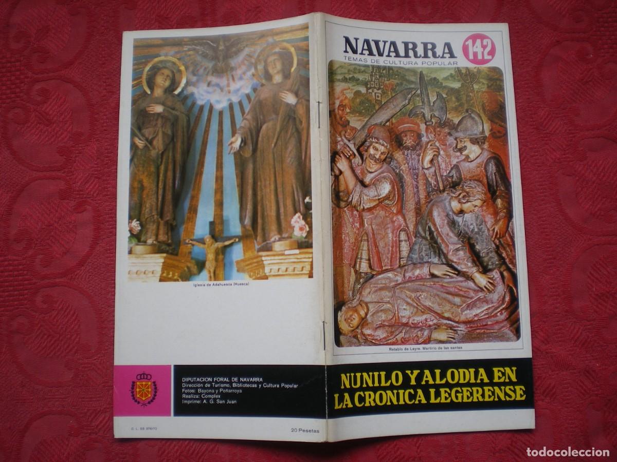 Libros: NAVARRA TEMAS DE CULTURA POPULAR 142. SANTAS NUNILO Y ALODIA EN LA CR&Oacute;NICA LEGERENSE.
