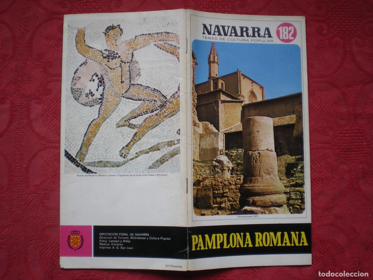 Libros: NAVARRA TEMAS DE CULTURA POPULAR 182. PAMPLONA ROMANA.