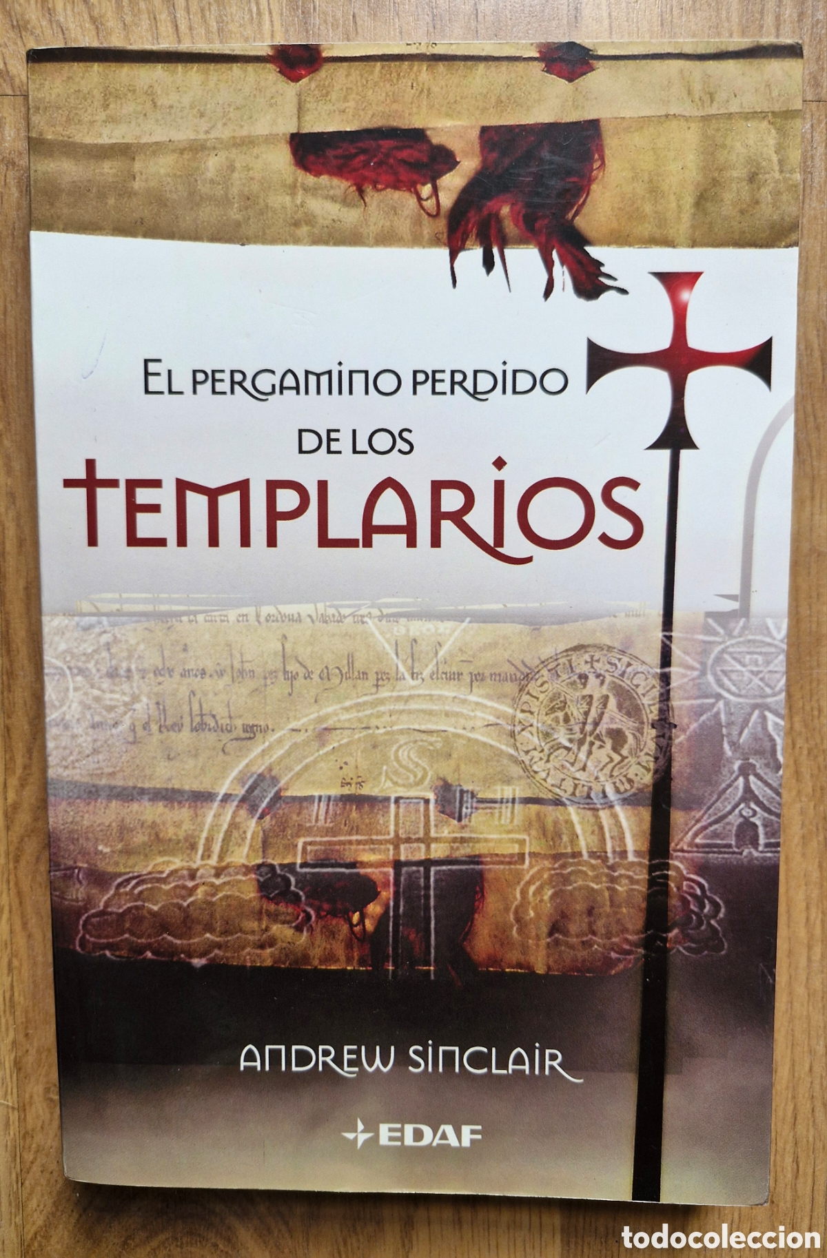 Libros: EL PERGAMINO PERDIDO DE LOS TEMPLARIOS - Andrew Sinclair - Foto 1