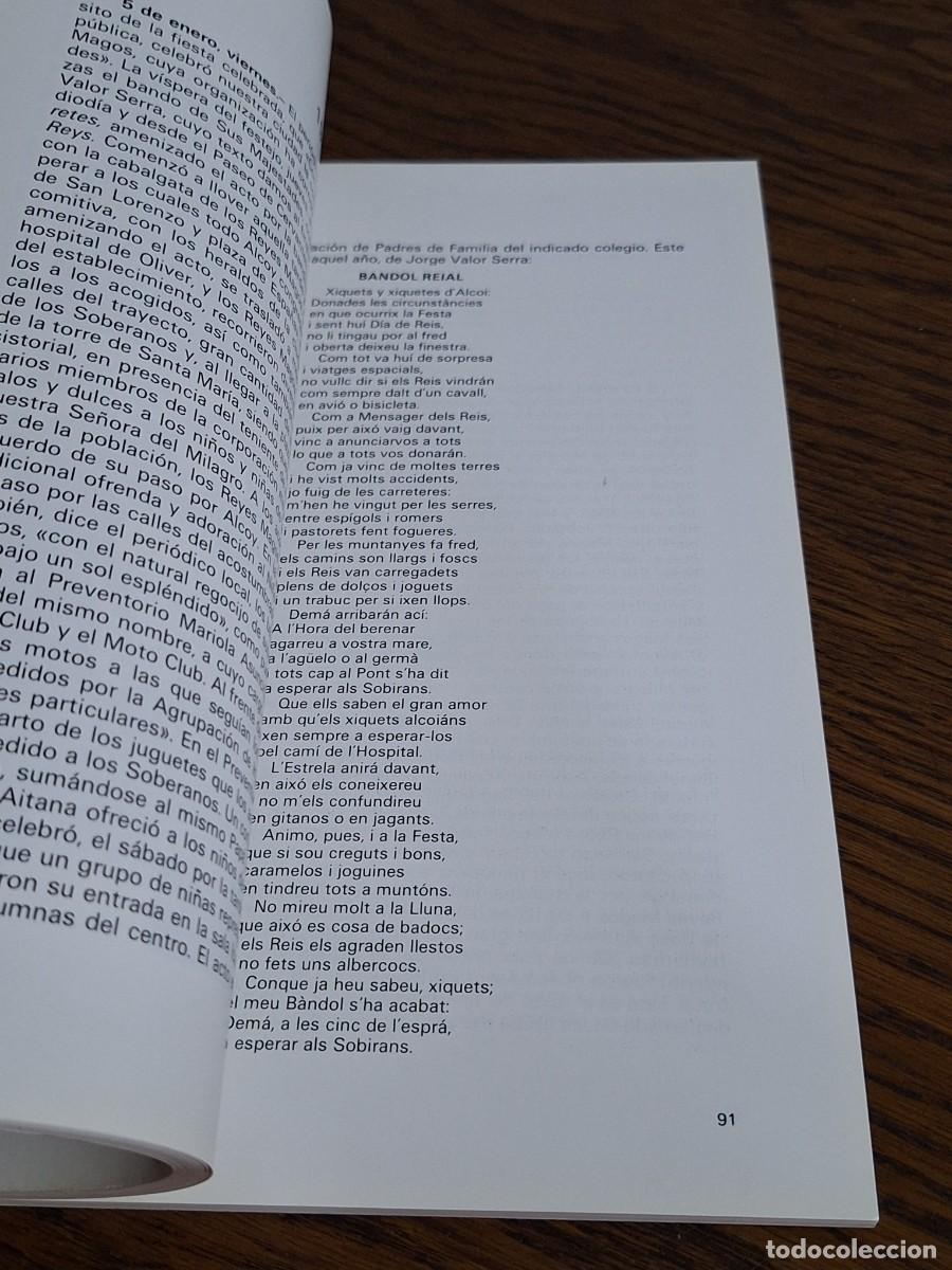 Libros: CENTENARIO DE LA CABALGATA DE REYES MAGOS DE ALCOY - Rafael COLOMA - Foto 7