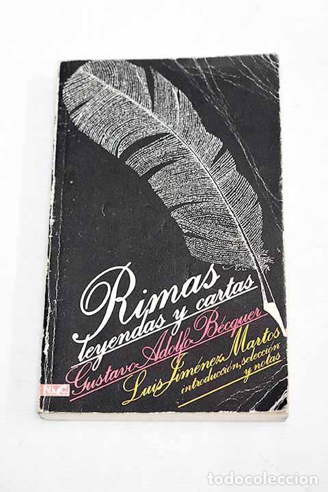 Libros: Rimas, leyendas y cartas.- B&eacute;cquer, Gustavo Adolfo - Foto 1