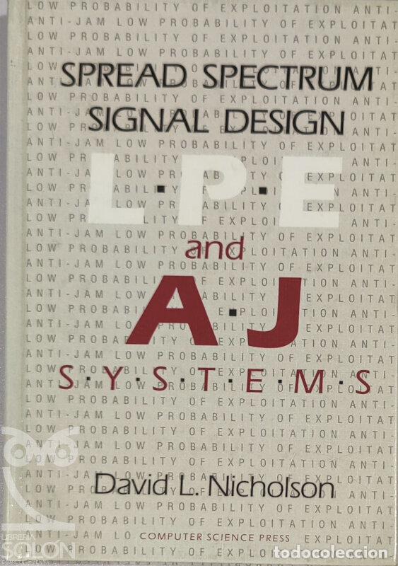 books: Spread spectrum signal design. LPE and AJ systems - David L. Nicholson