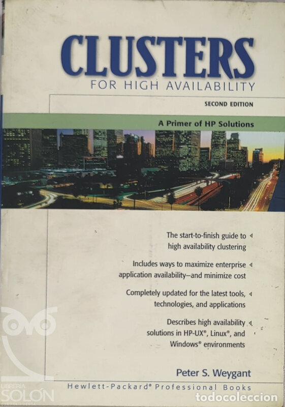 Libros: Clusters for high availability - Peter Weygant - Foto 1
