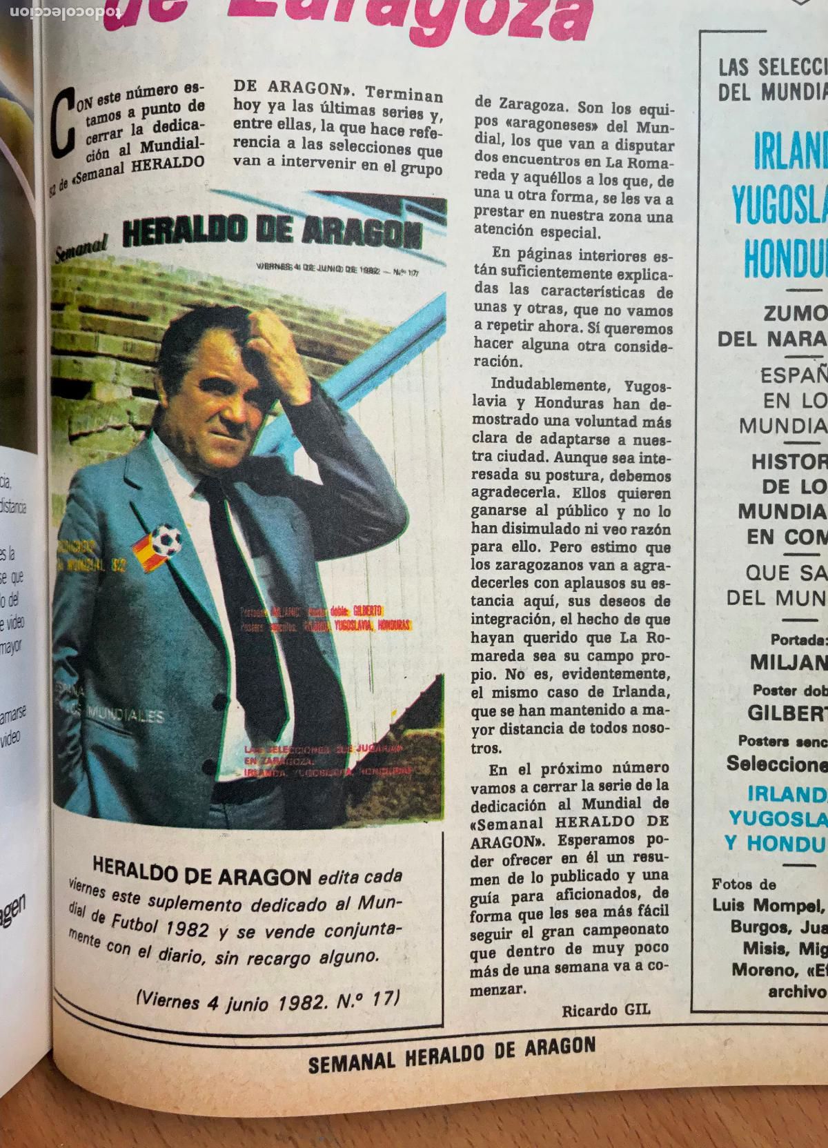 Libros: MUNDIAL 82, Heraldo de Aragon - Foto 11