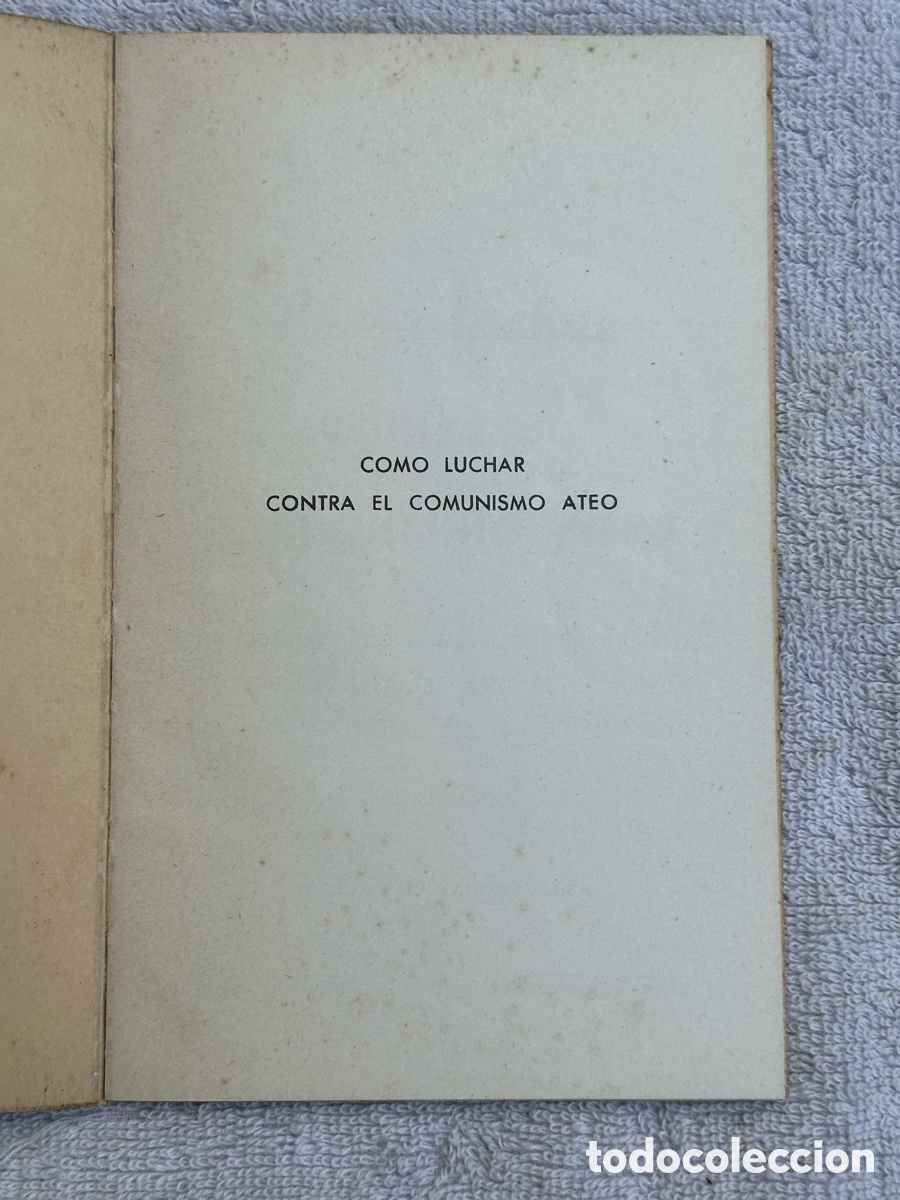 Libros: LIBRO COMO COMBATIR EL COMUNISMO JOSE FRANCISCO CORTA - Foto 3