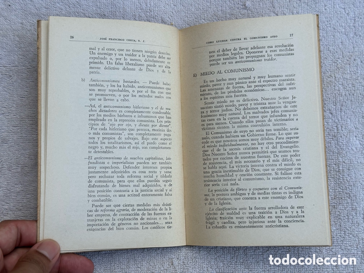 Libros: LIBRO COMO COMBATIR EL COMUNISMO JOSE FRANCISCO CORTA - Foto 5