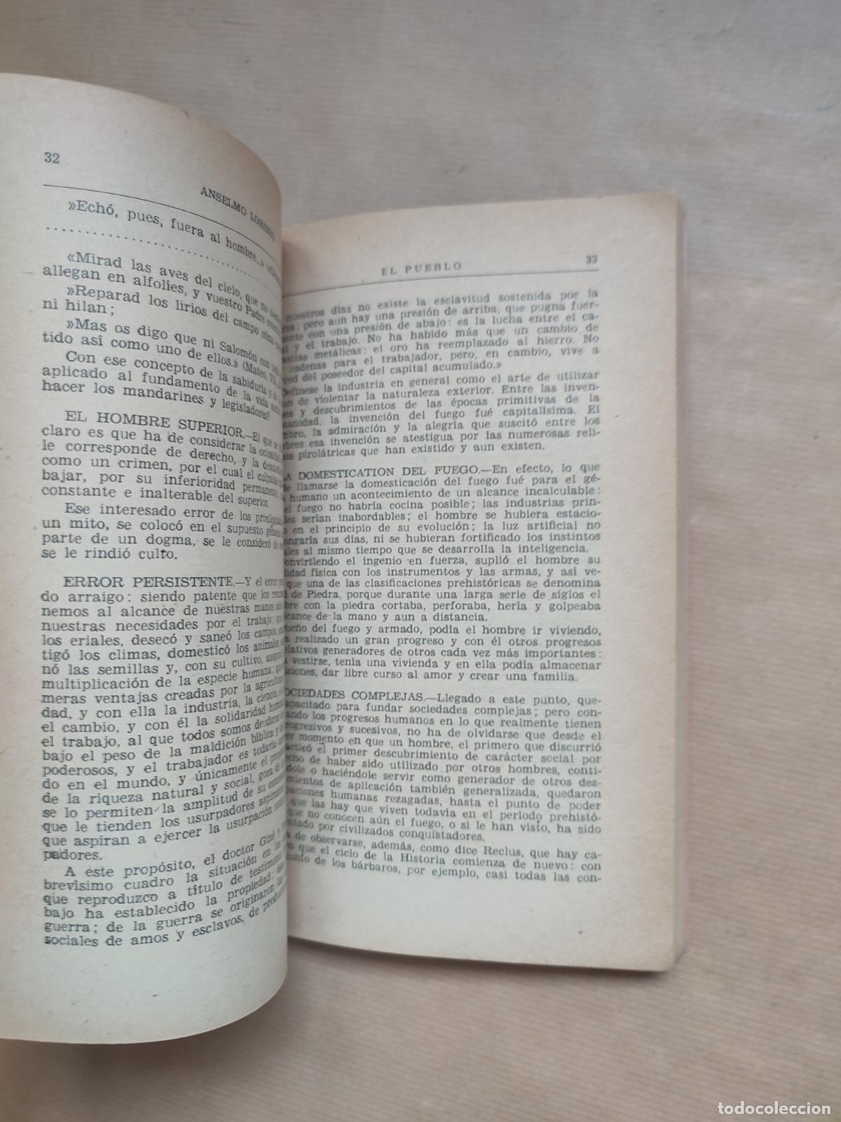 Libros: El Pueblo - &rdquo;Lorenzo, Anselmo&rdquo; - Foto 3