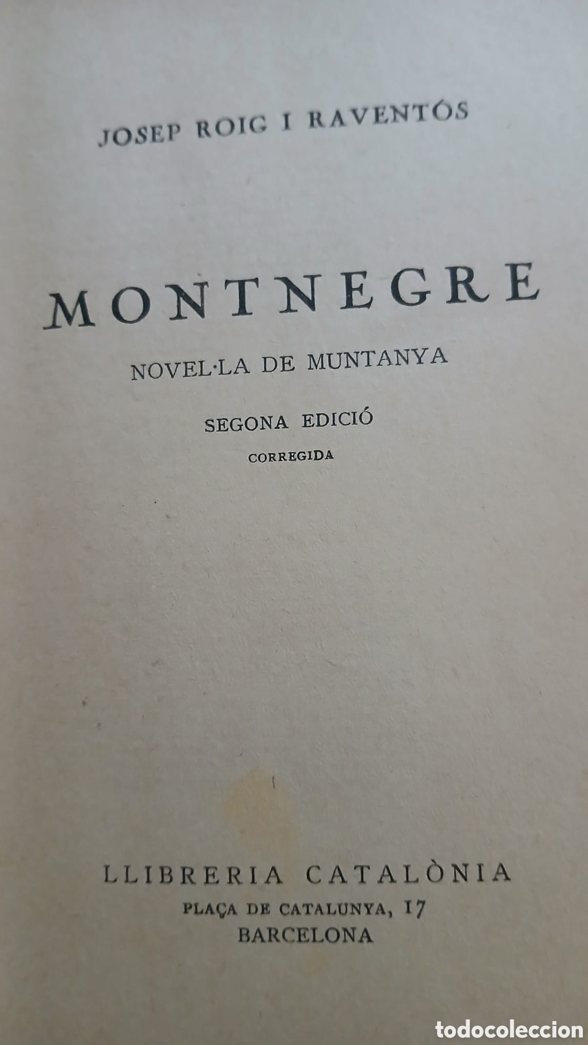 Libros: Montnegre, Josep Roogni Raventos - Foto 2