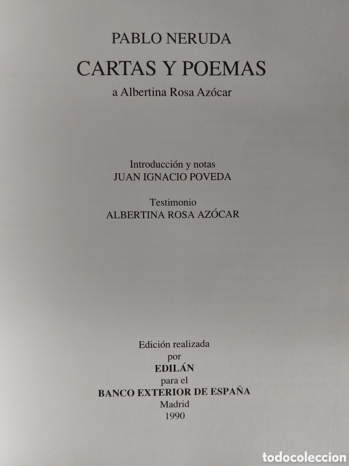 Libros: Cartas y poemas de Pablo Neruda - Foto 2