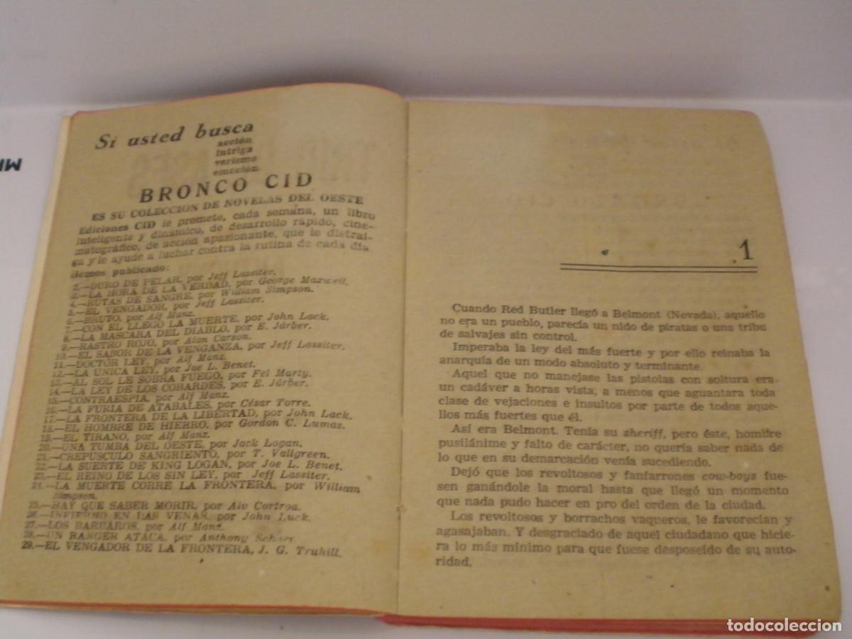 Libros: COLECCION BRONCO CID - TRIO DE ASES - Anthony Powers - n&ordm; 30 - Foto 5