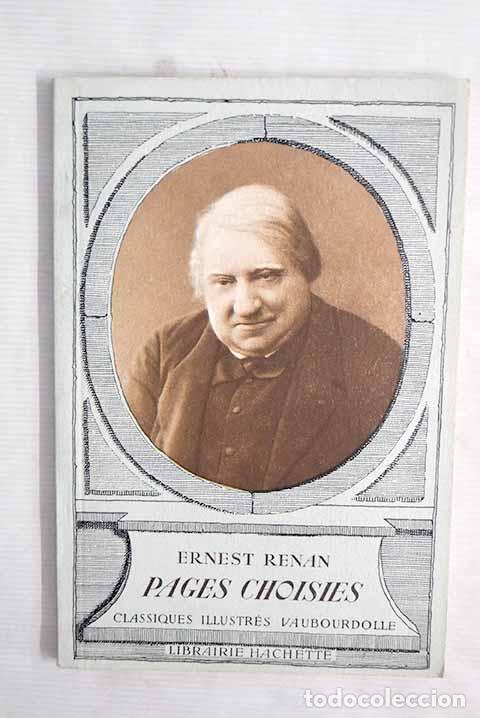 Libros: Pages choisies: REnan, Ernest.- REnan, Ernest - Foto 1