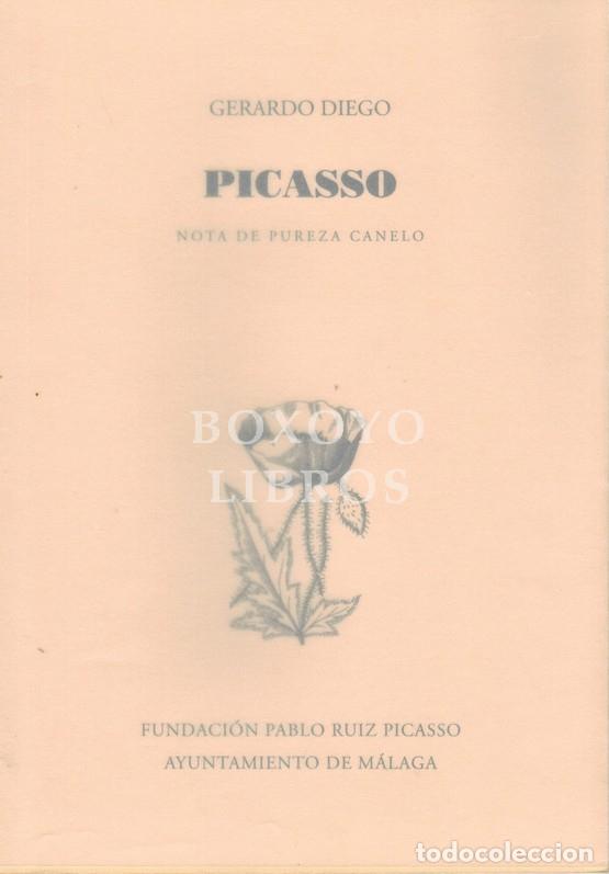Libros: DIEGO, Gerardo. Picasso. Nota de Pureza Canelo - Foto 1