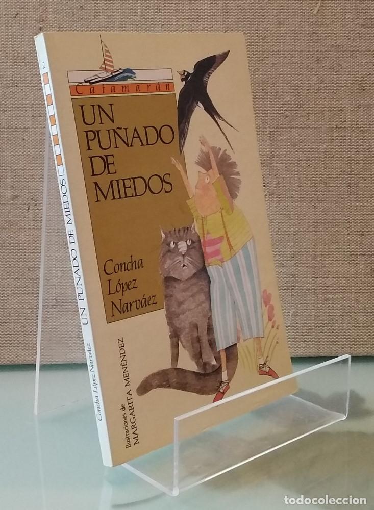 Libros: Un pu&ntilde;ado de miedos - Concha L&oacute;pez Narv&aacute;ez - Foto 1