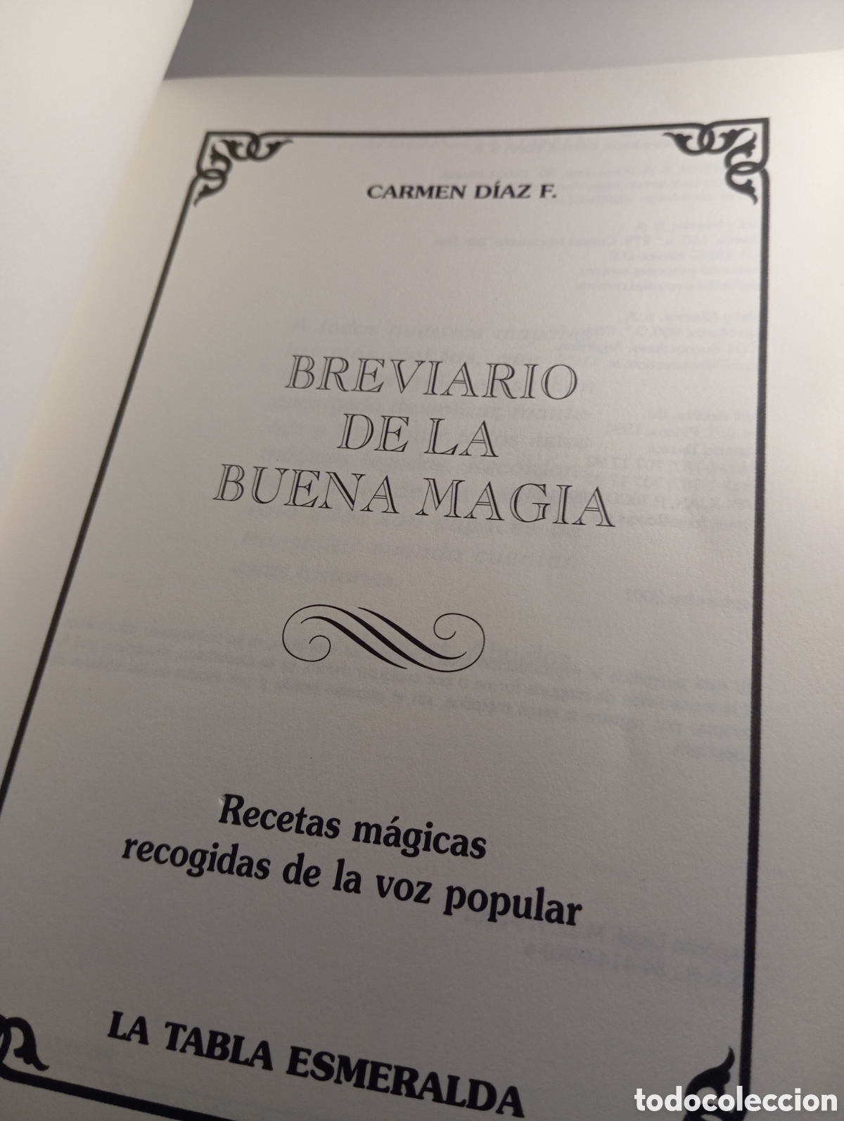 Libros: Brevario de la buena magia. Carmen D&iacute;az - Foto 3