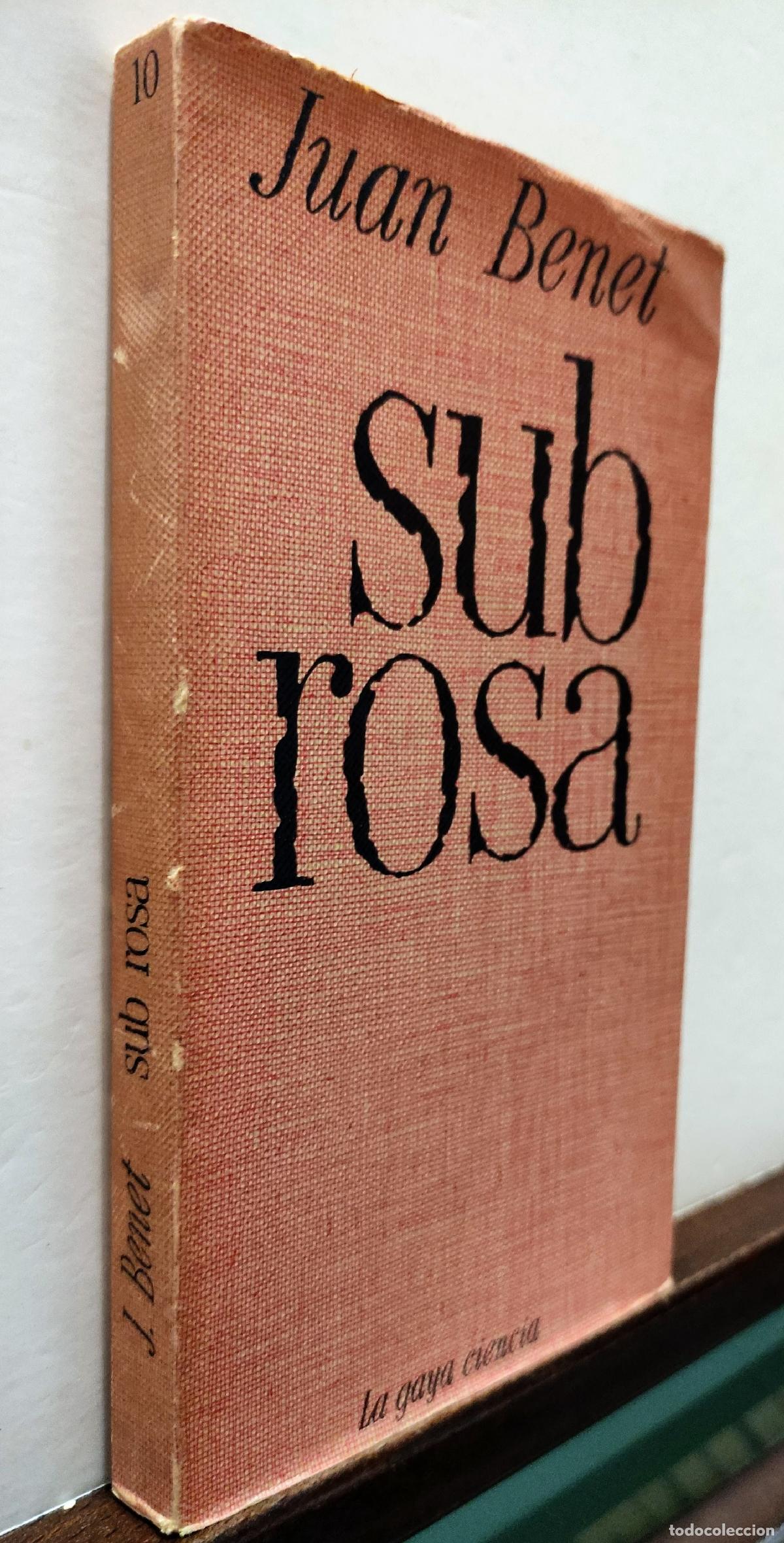 Libros: SUB ROSA - JUAN BENET - Foto 4