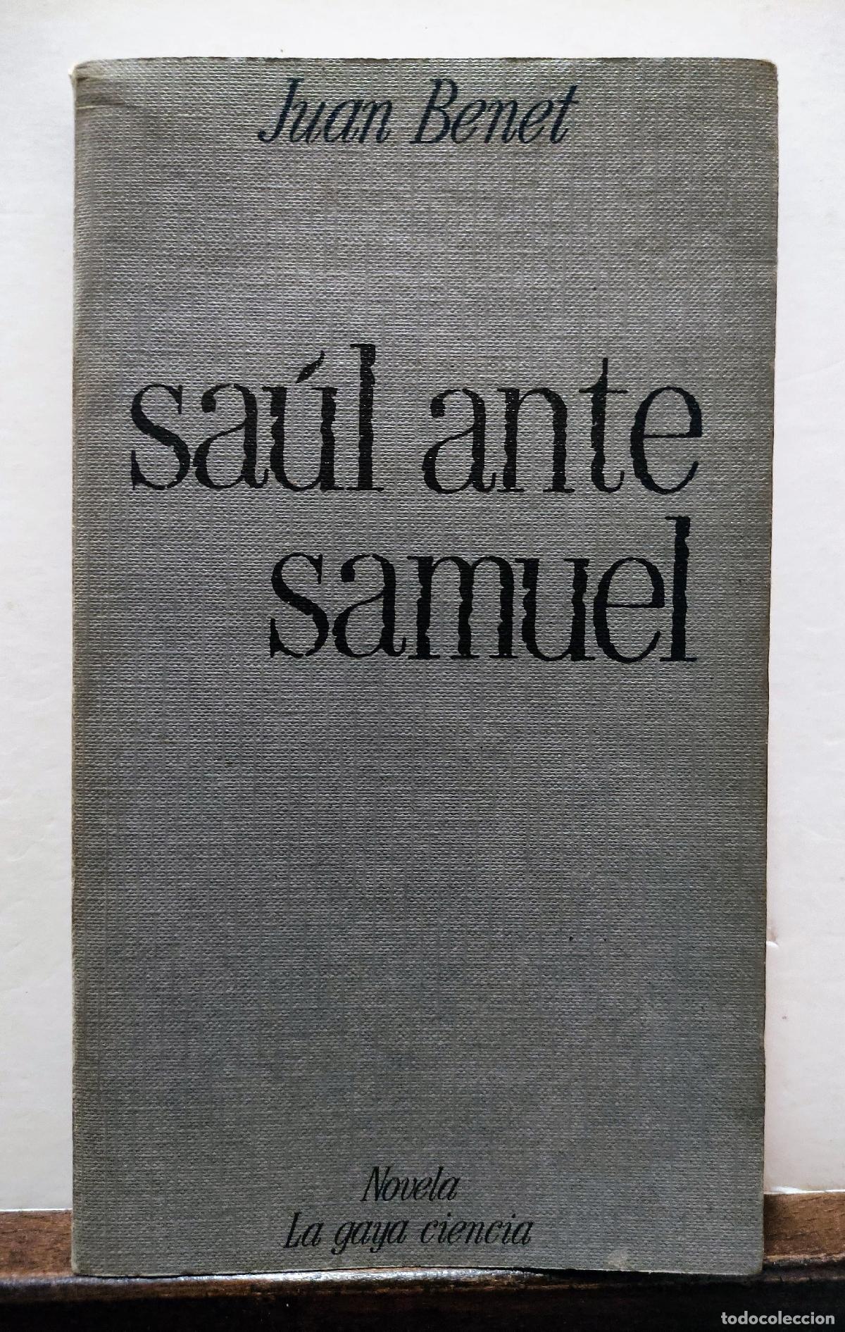 Libros: SAUL ANTE SAMUEL - JUAN BENET - Foto 1
