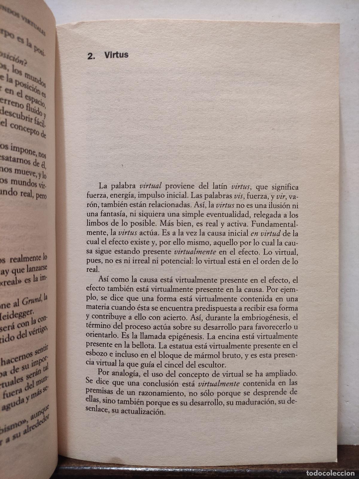 Libros: LO VIRTUAL - VIRTUDES Y VERTIGOS - PHILIPPE QUEAU - Foto 4