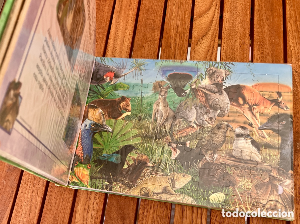 Libros: Libro Puzzle Animales del mundo - Garry Fleming - Foto 5