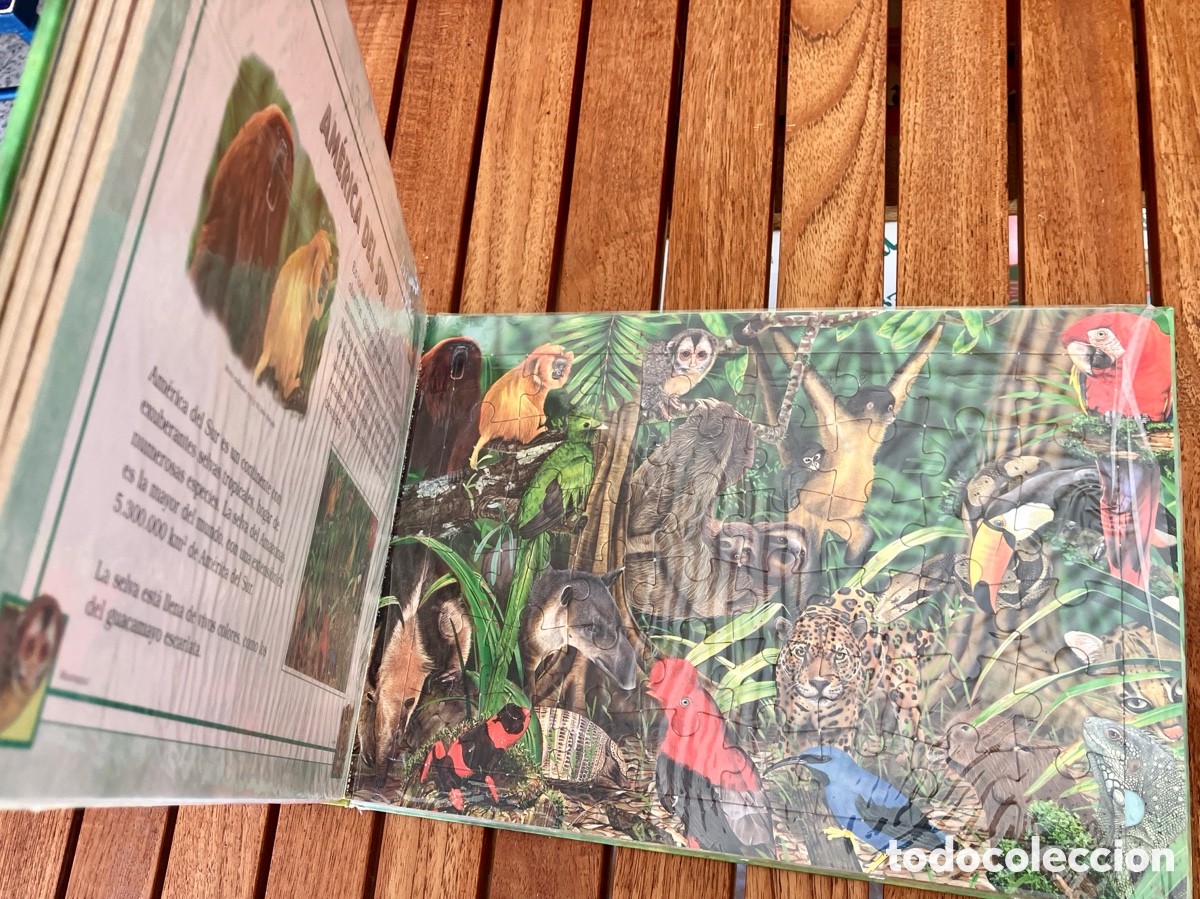 Libros: Libro Puzzle Animales del mundo - Garry Fleming - Foto 7