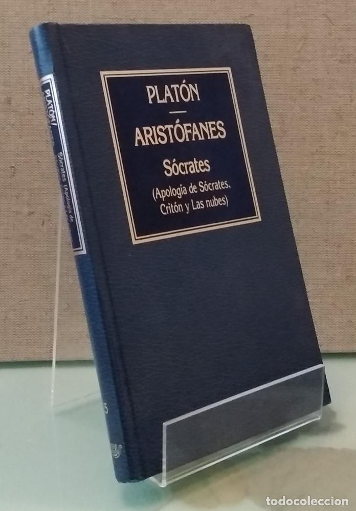 Libros: Apolog&iacute;a de S&oacute;crates / Crit&oacute;n / Las nubes - Plat&oacute;n / Arist&oacute;fanes - Foto 1