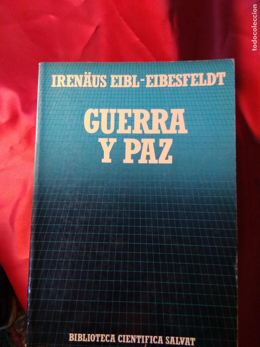 Libros: Guerra y paz. Iren&auml;us Eibl-Eibesfeldt L.20558-1006 - Foto 1