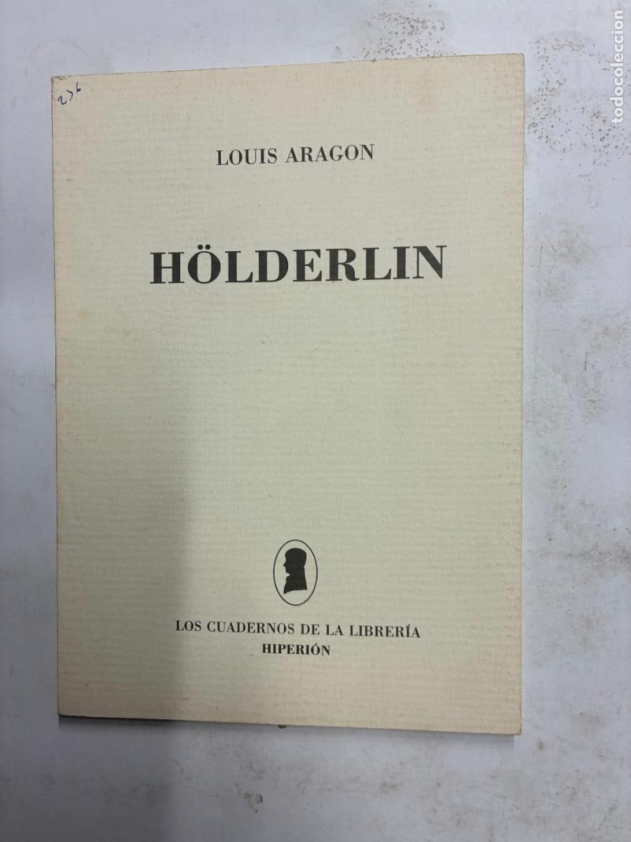 Libros: H&Ouml;LDERLIN. - LOUIS ARAGON. - Foto 1
