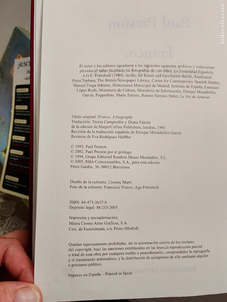 Libros: franco caudillo de espa&ntilde;a, paul preston, 2005 - Foto 3
