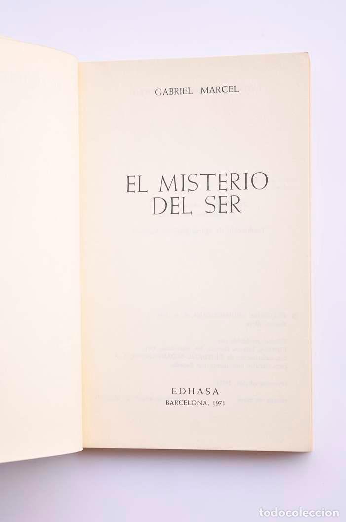 Libros: El misterio del ser - MARCEL, Gabriel - Foto 2