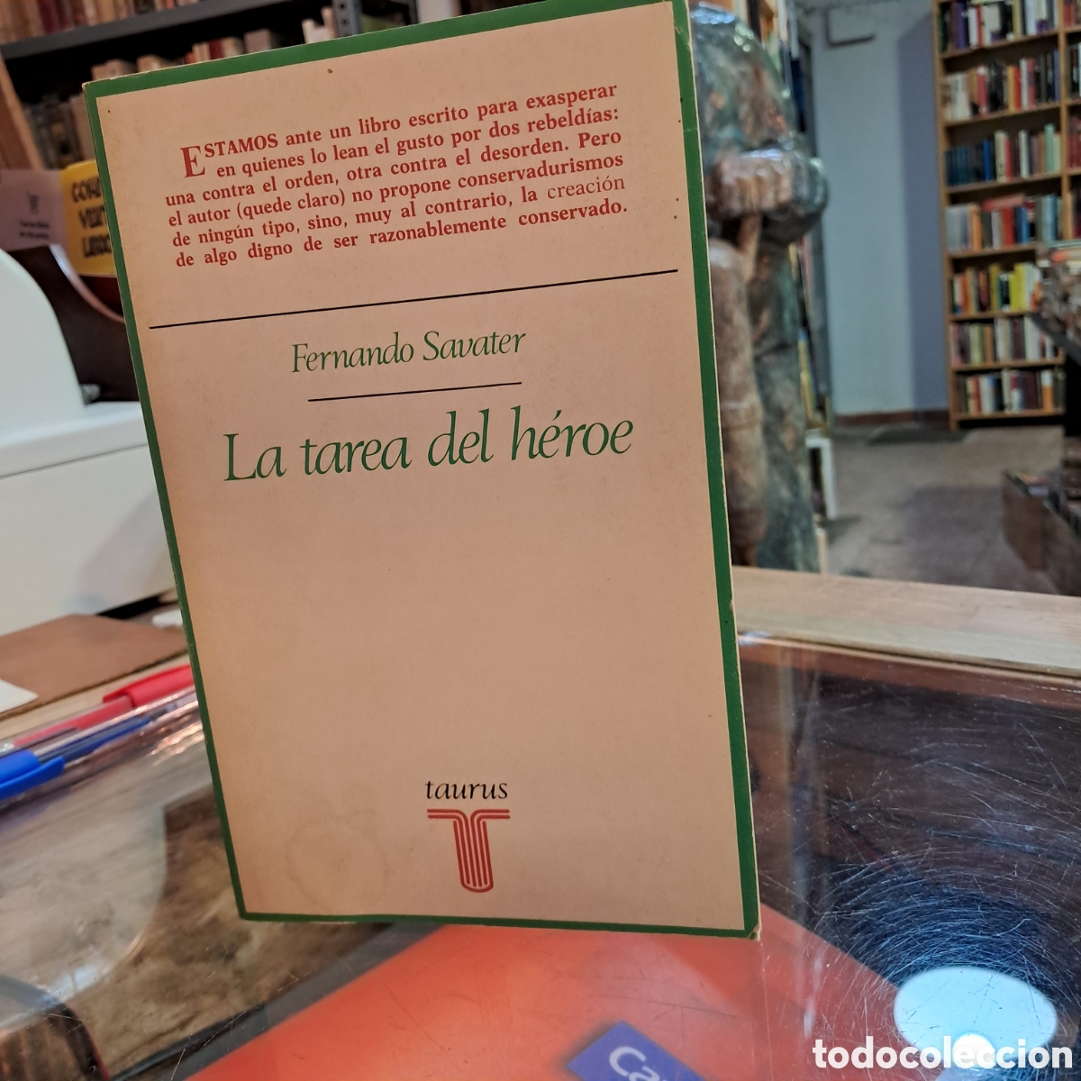 Libros: Fernando Savater ,La tarea del h&eacute;roe, Taurus - Foto 1